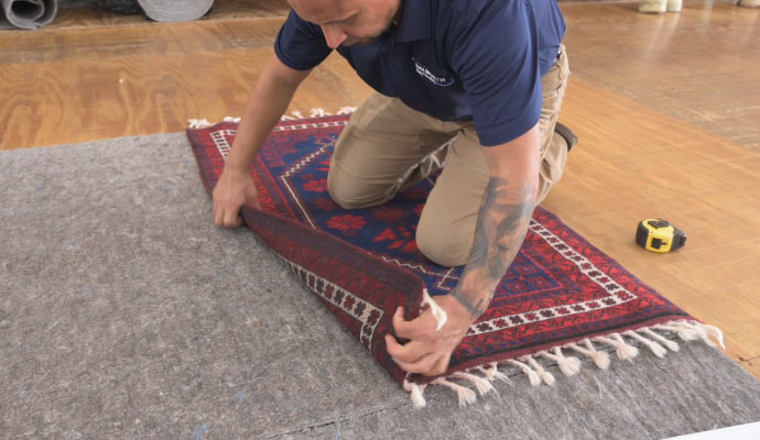 Adding customized rug pad