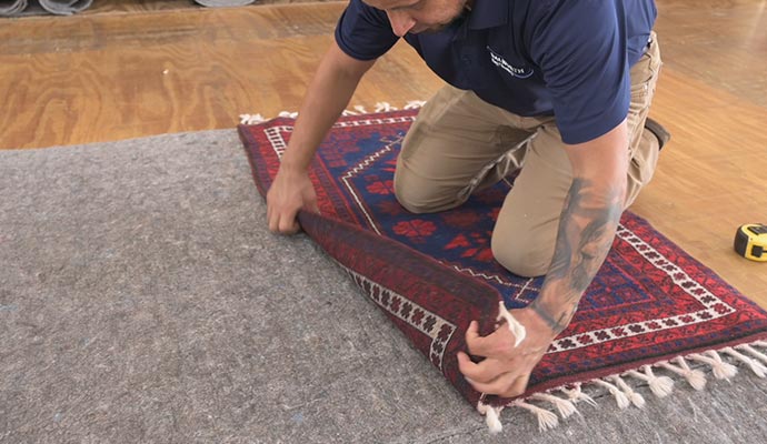 Area Rug Backing Repair in Dallas & Fort Worth by Dalworth Rug