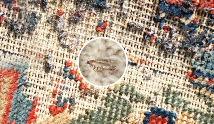 Moth in rug